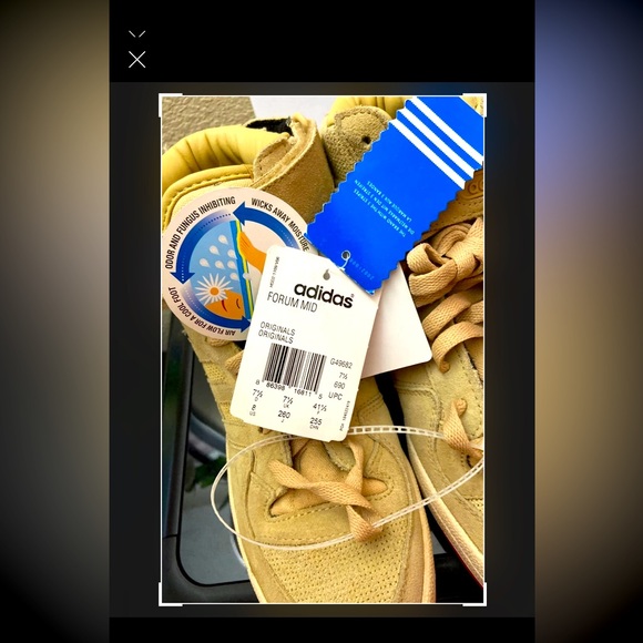 Adidas Originals Forum Mid -Tan color in size 8 - Picture 7 of 7